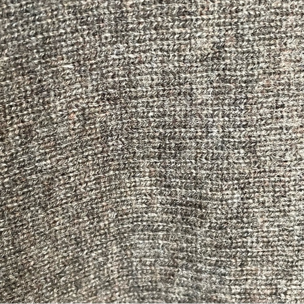 Garnet Hill Cashmere Wool Blend Oversized Turtleneck Sweater Light Mocha L - Picture 14 of 14